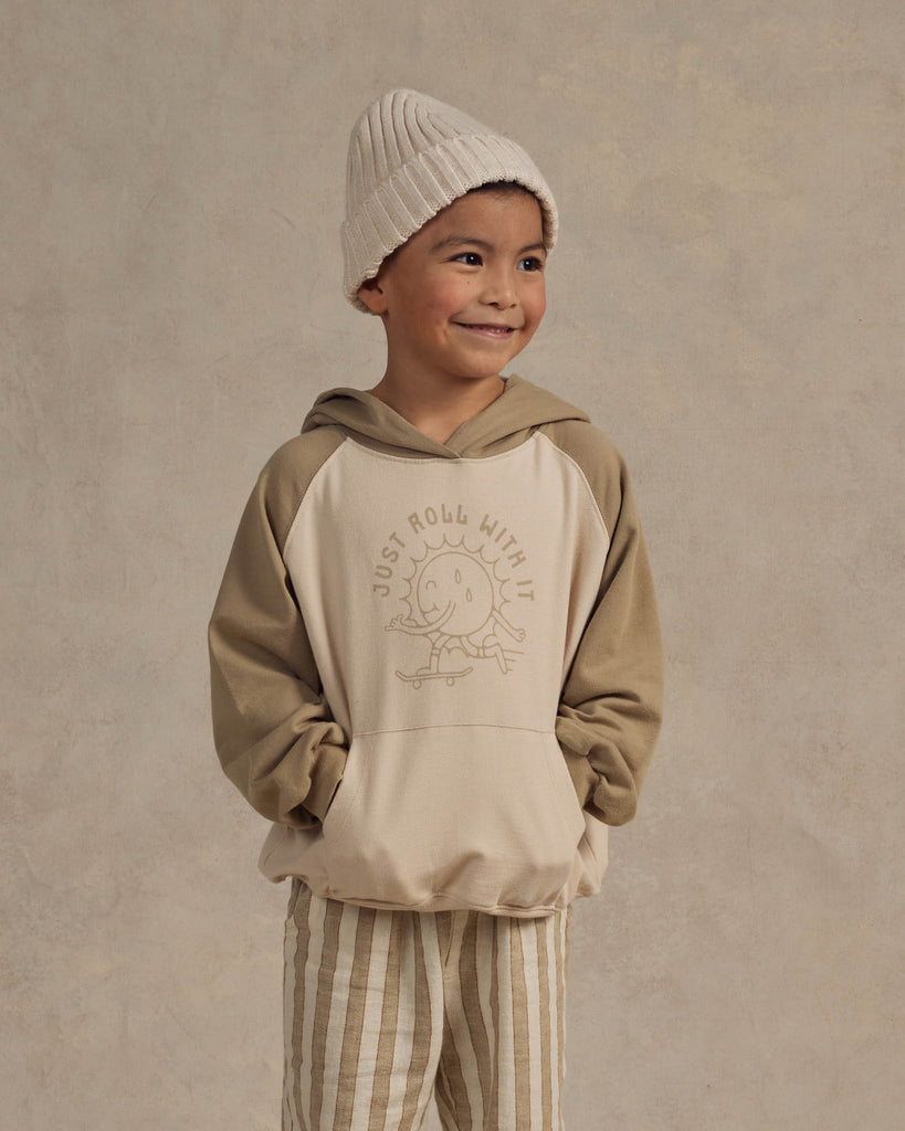 Rylee + Cru  Raglan Hoodie - Just Roll With It