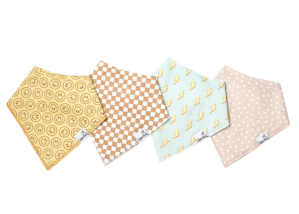 Copper Pearl Baby Bandana Bibs - Vance