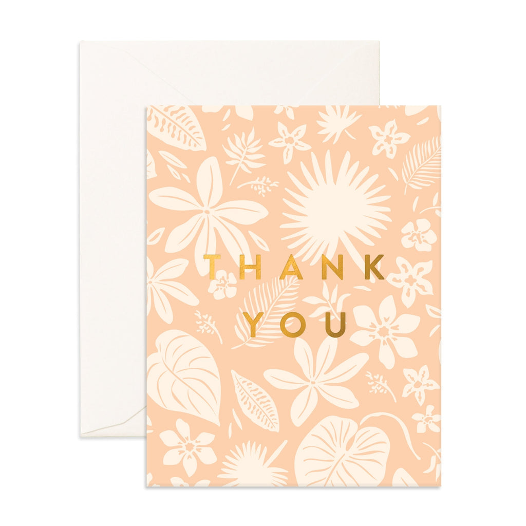 Thank You Zanzibar Greeting Card