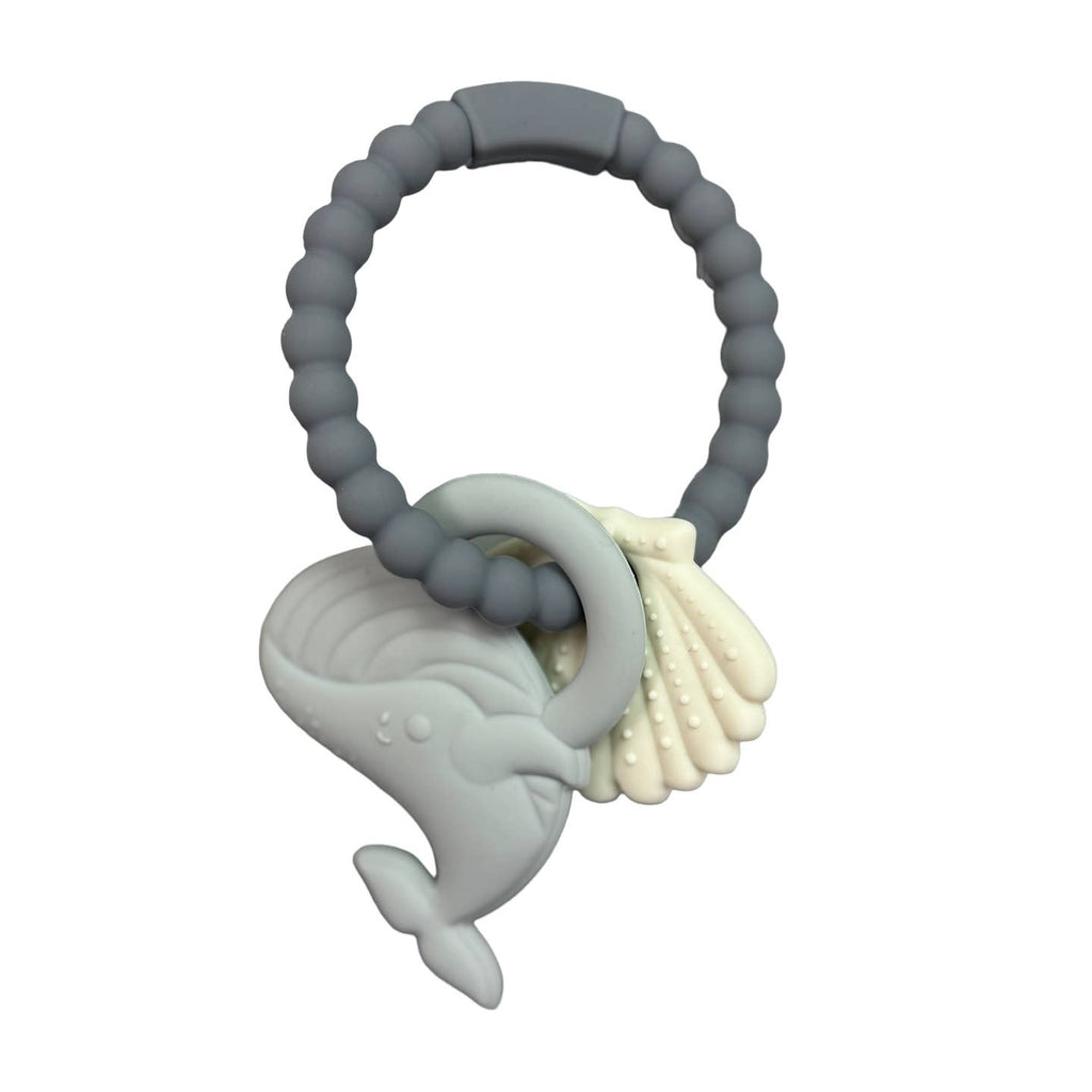 Silicone Whale Teether Ring