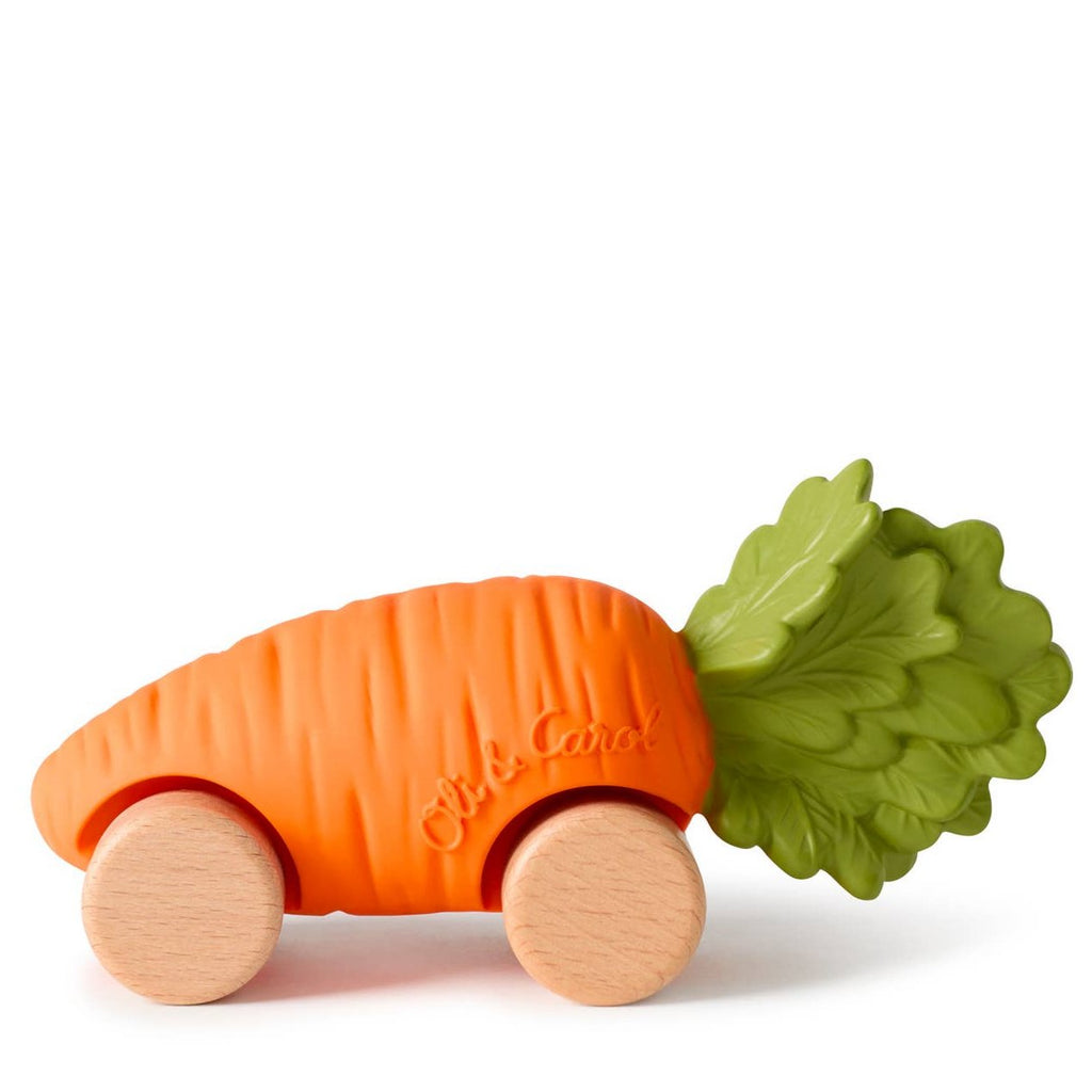 Cathy the Carrot Car Rubber Teether