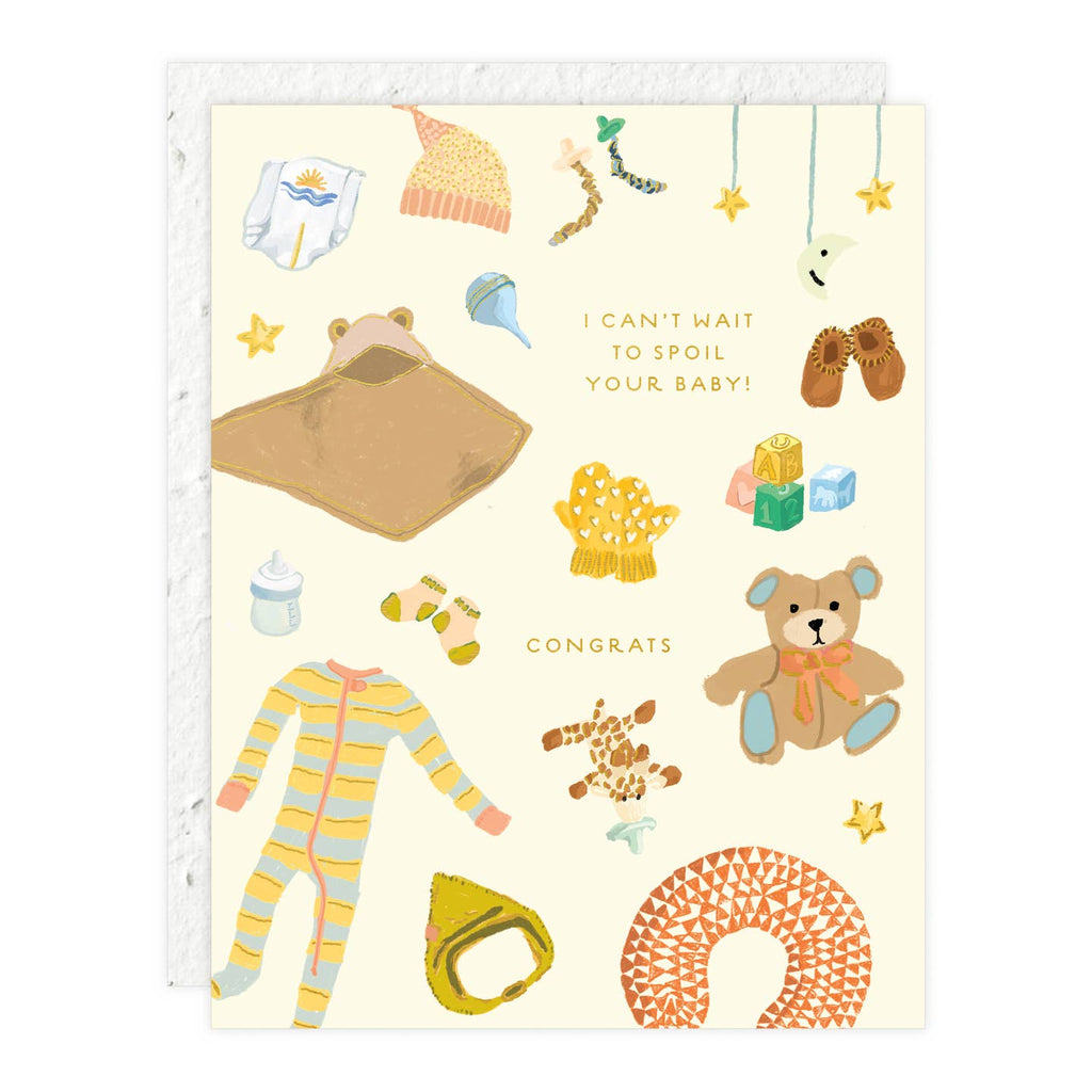 Seedlings Spoiled Baby - Baby Card