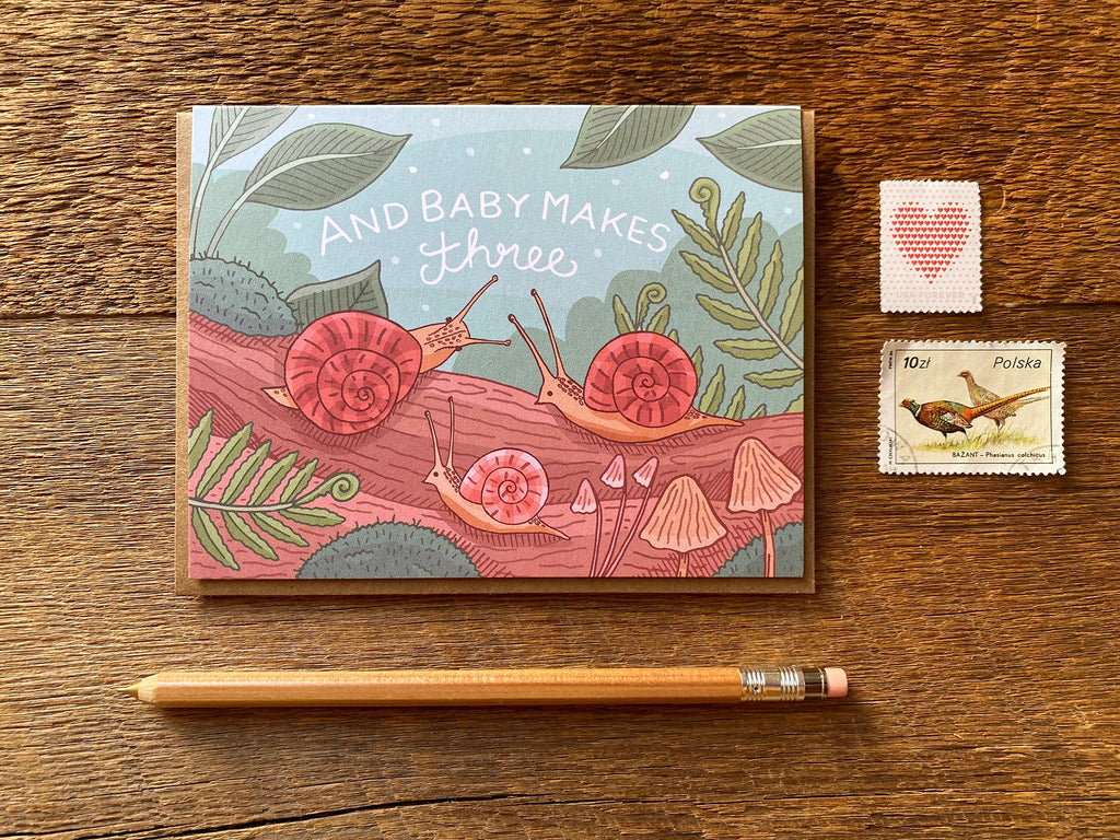 Baby Makes Three Card