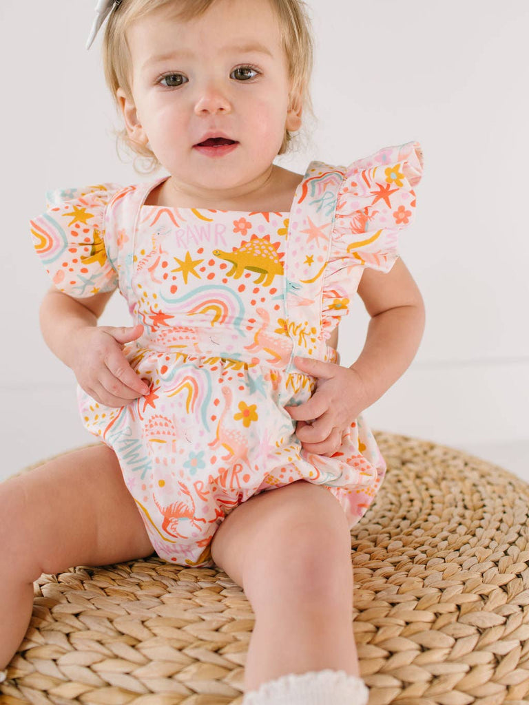 Emmy Romper in Dreamy Dino