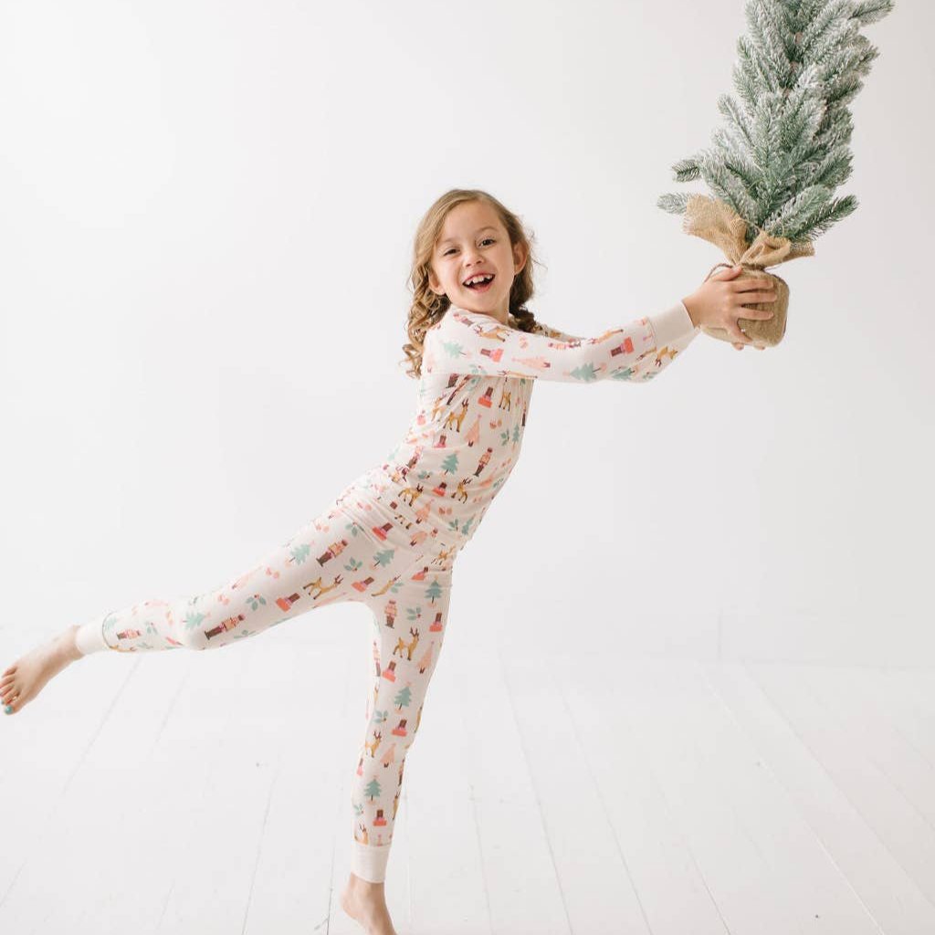 2 Piece Bamboo Pajama in Nutcracker