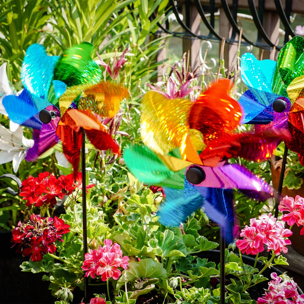 Rainbow Sparkle 8" Pinwheel Spinner