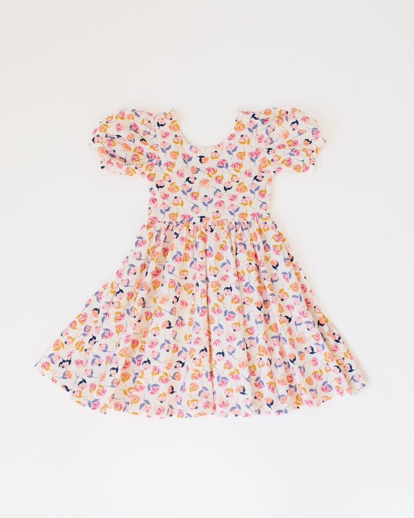 Puff Twirl Dress in Autumn Bloom