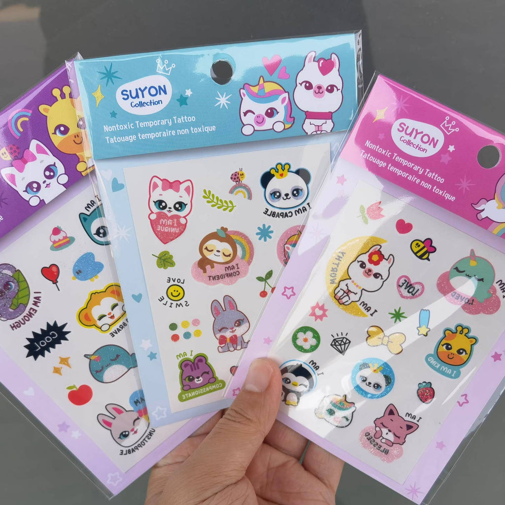 Suyon Kids Non Toxic Temporary Tattoos