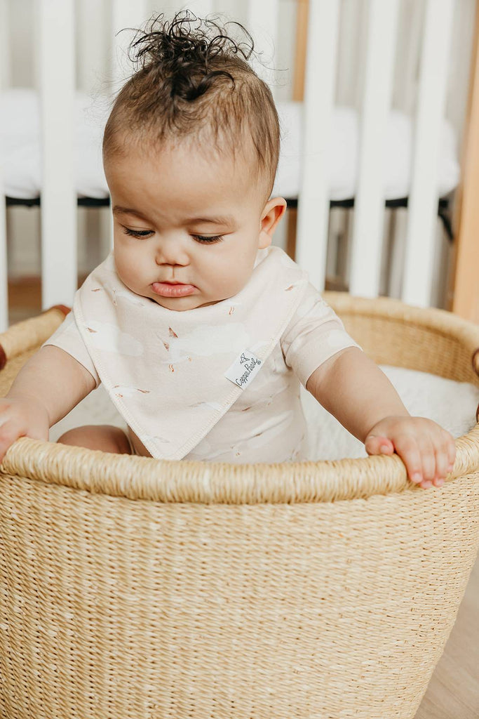 Copper Pearl Baby Bandana Bibs - Fischer