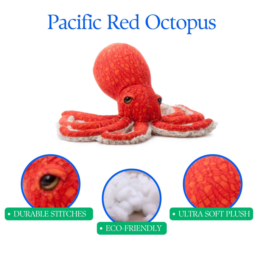 Pacific Red Octopus 8"