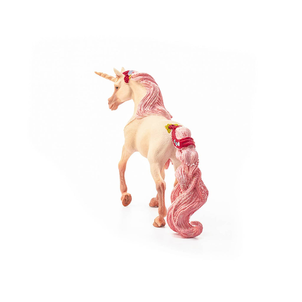 Decorated Unicorn Mare Figurine