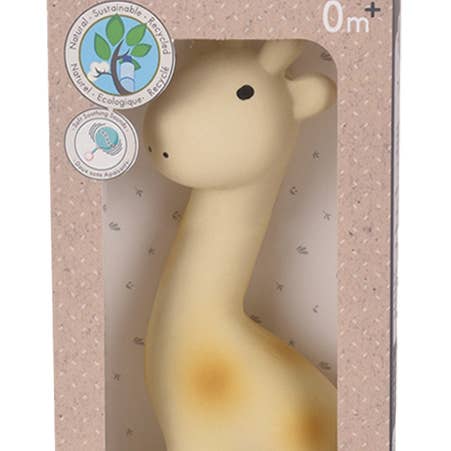 Giraffe - Rubber Teether, Rattle & Bath Toy