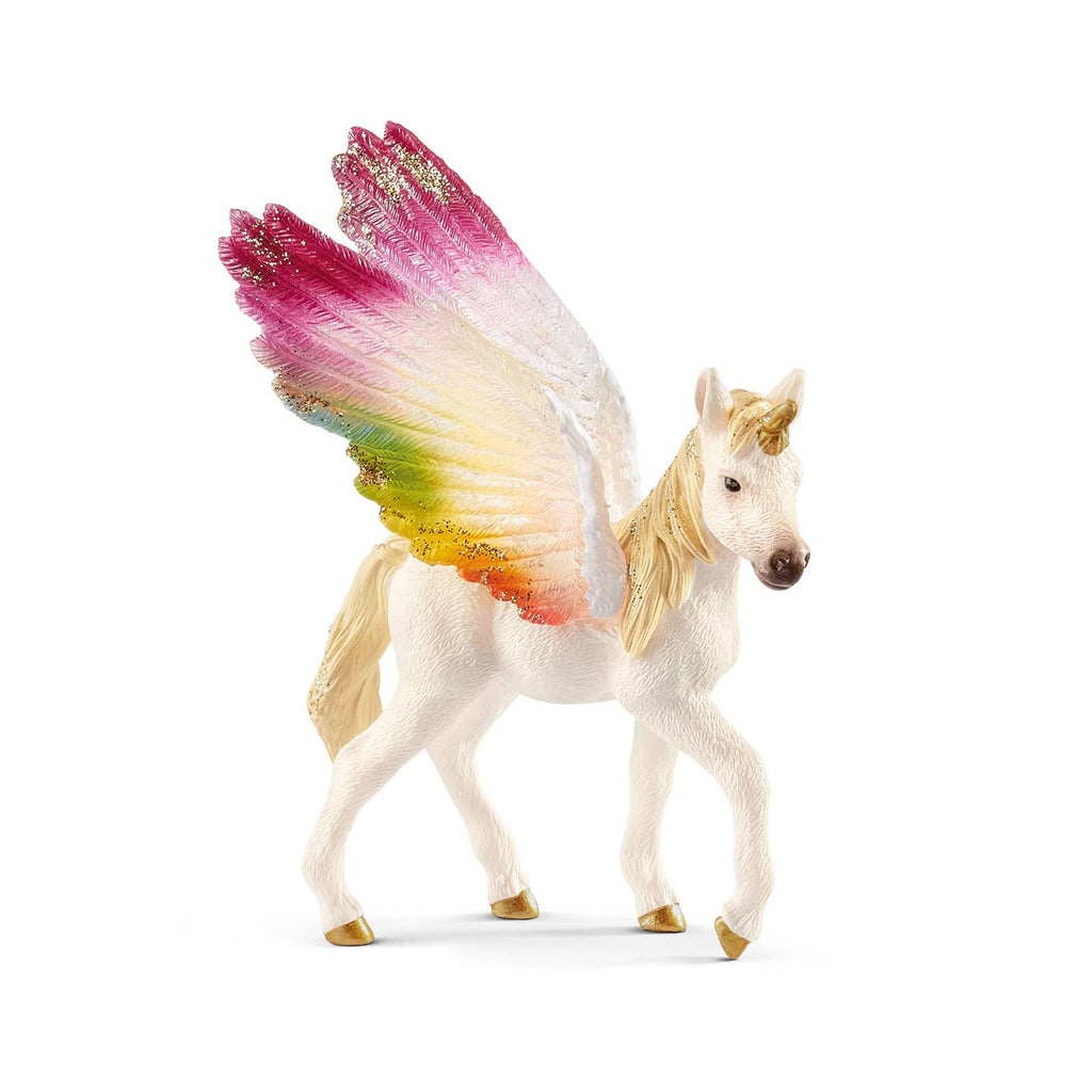 Winged Rainbow Unicorn Foal Toy