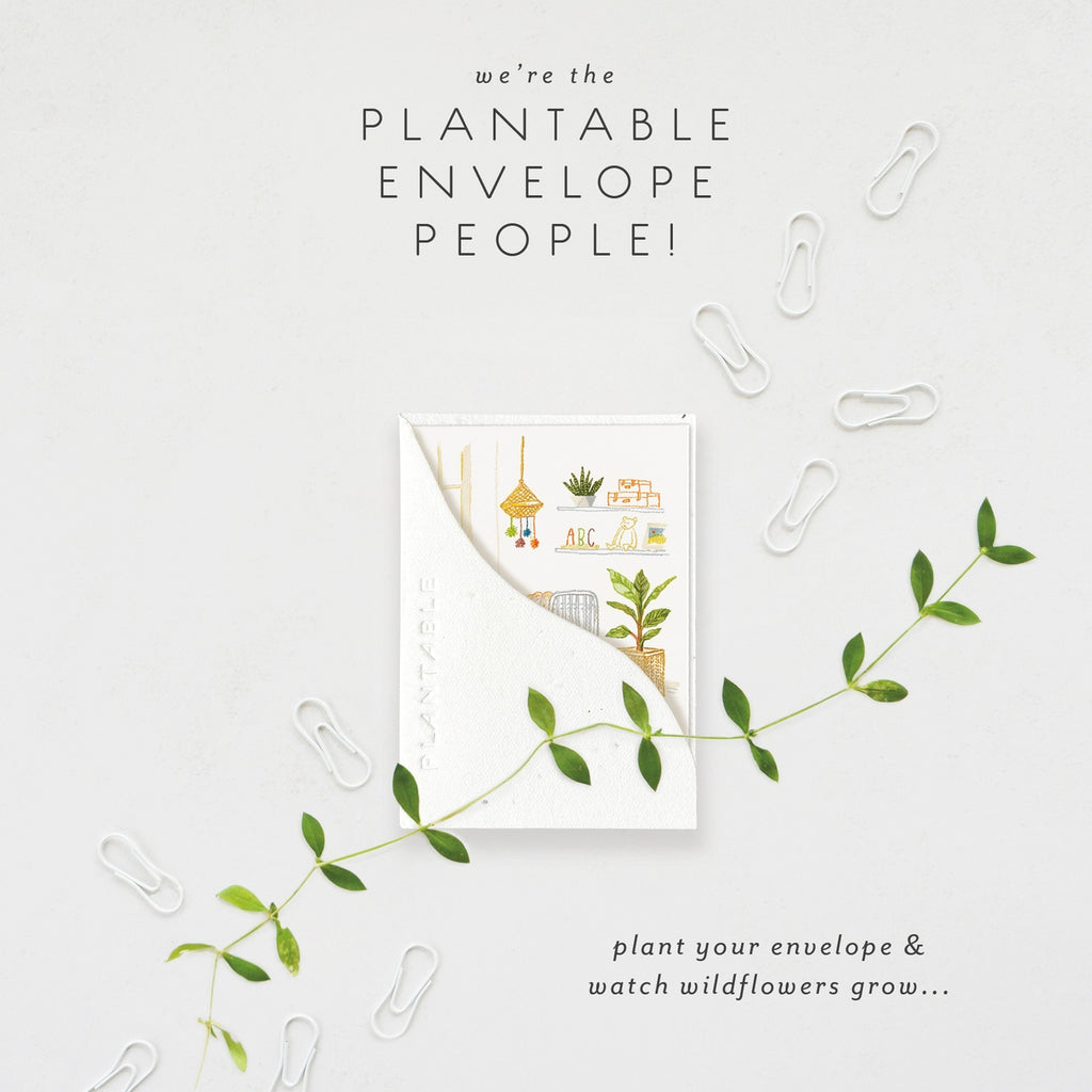 Nursery Sprout - Baby Mini Greeting Card