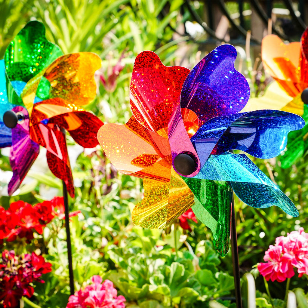 Rainbow Sparkle 8" Pinwheel Spinner