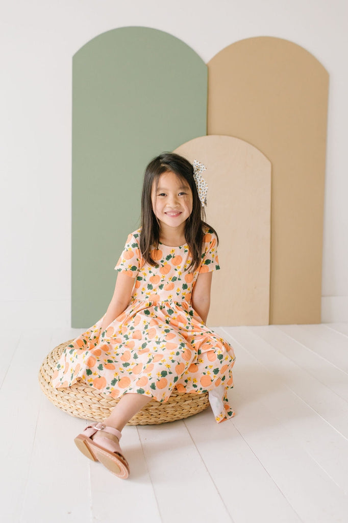 Classic Twirl Pumpkin Dress