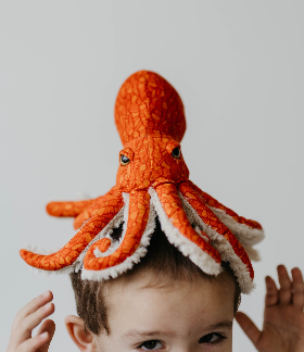 Pacific Red Octopus 8"