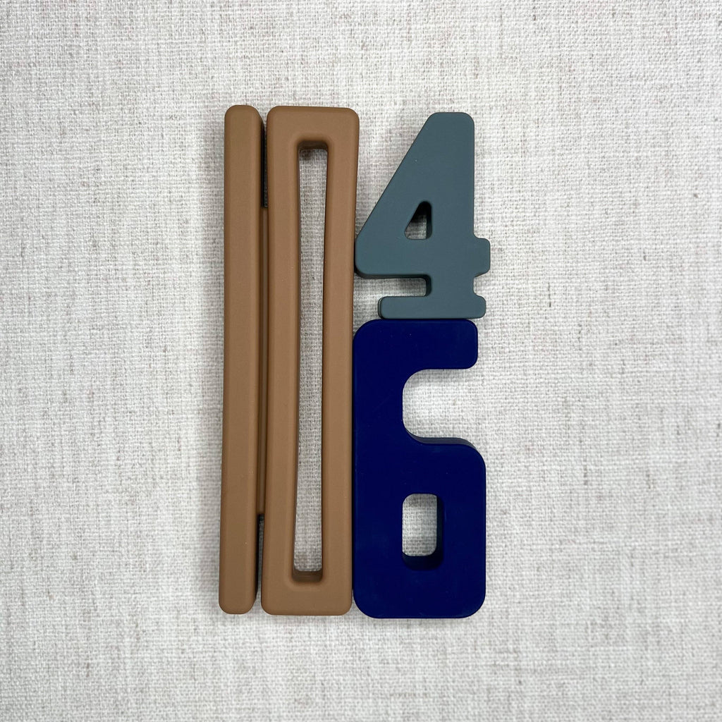 Silicone Wyatt Number Stacking Blocks