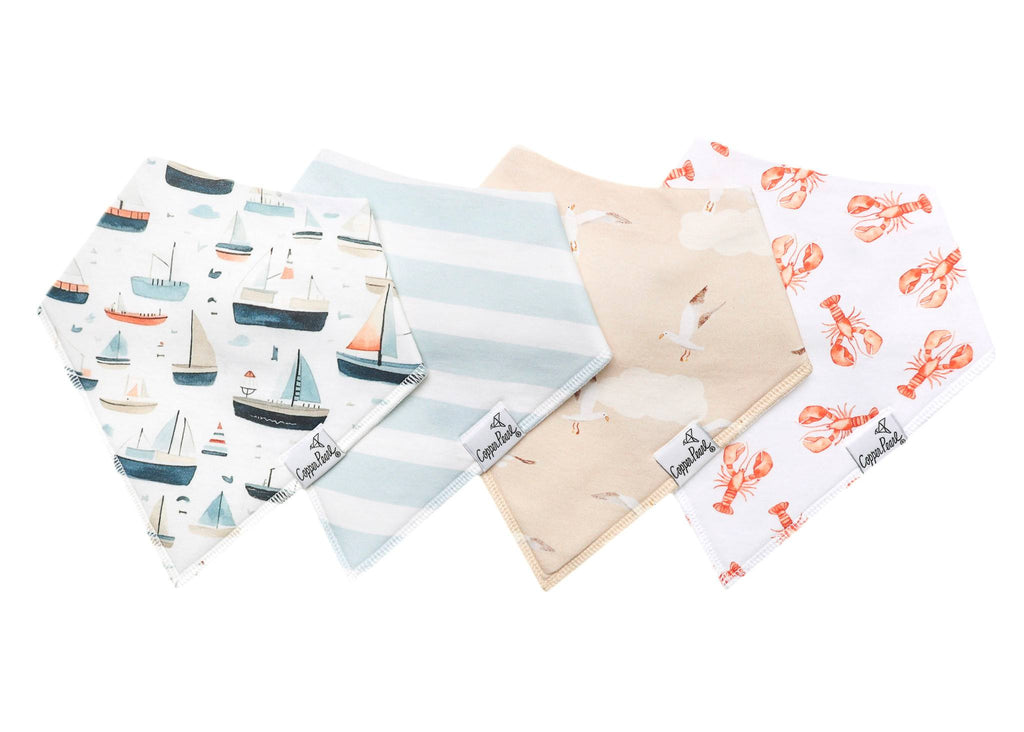 Copper Pearl Baby Bandana Bibs - Fischer