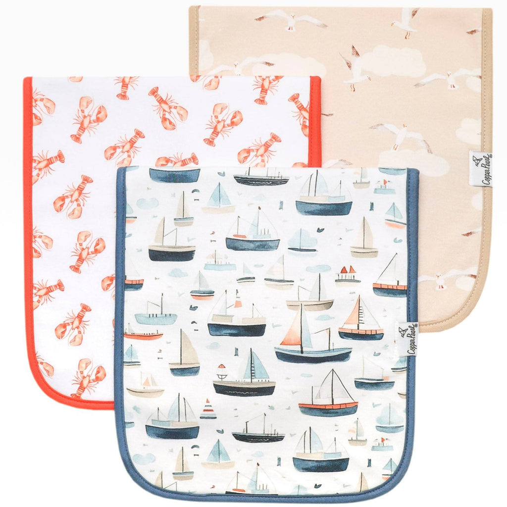 Copper Pearl Burp Cloth Set - Fischer