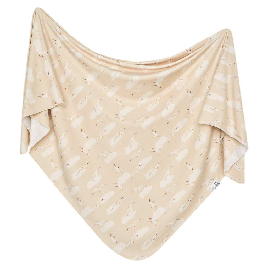 Copper Pearl Knit Swaddle Blanket - Gully