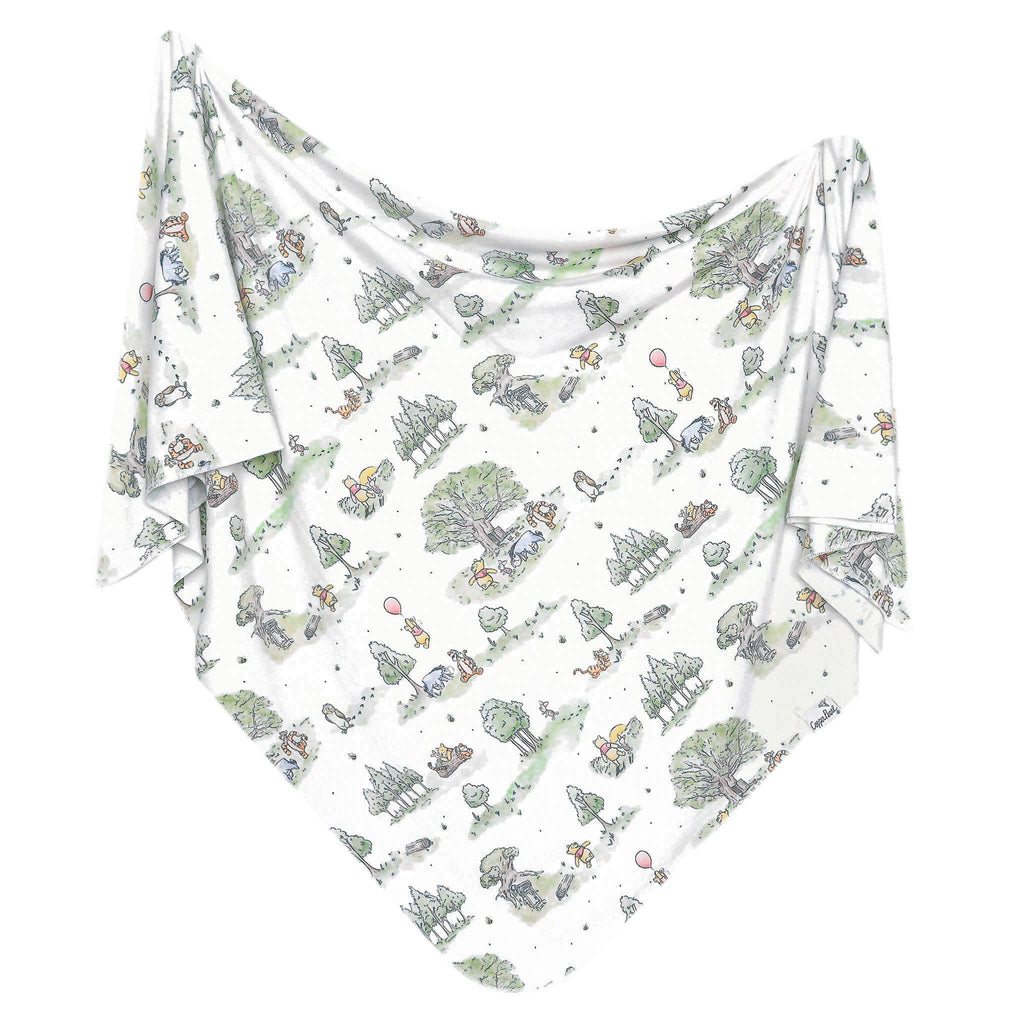 Copper Pearl Knit Swaddle Blanket - Hundred Acre Wood