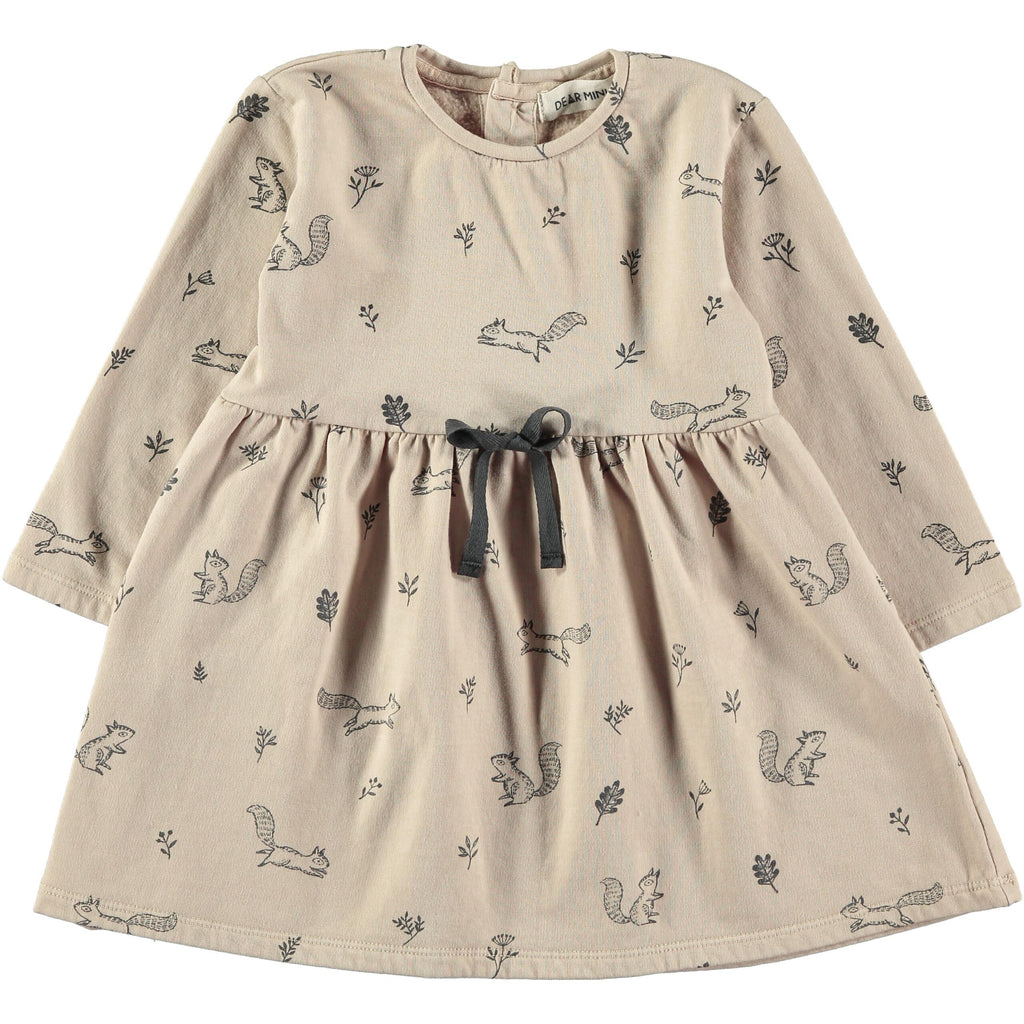 Dear Mini Squirrels and Flowers Dress