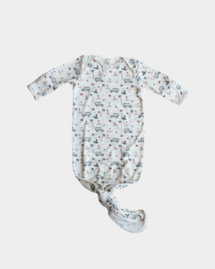 Newborn Knotted Sleeper -Surf