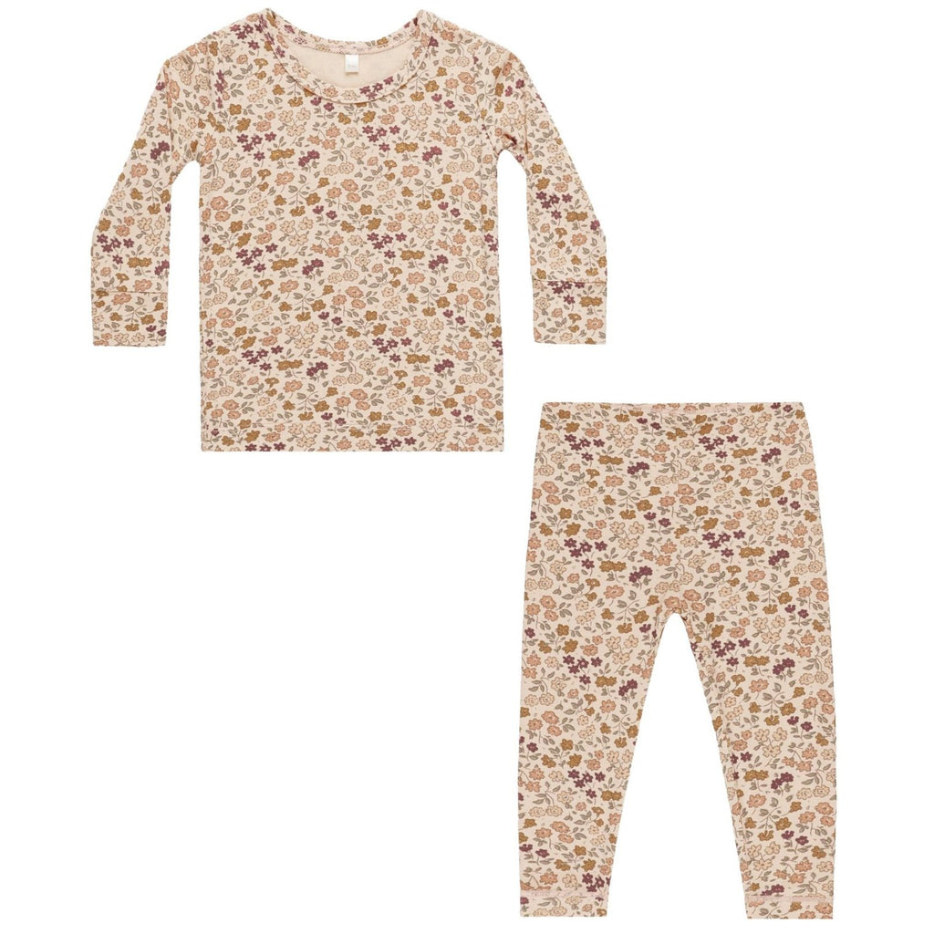 Quincy Mae  Bamboo Pajama Set - Posy