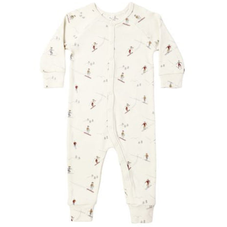 Rylee + Cru Organic Pajama Long John - Skiers