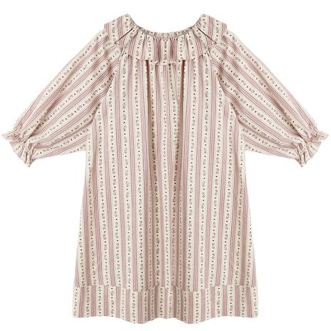Rylee + Cru Nightgown - Candy Cane Stripe