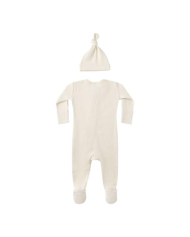 Quincy Mae Waffle Sleep Set - Natural