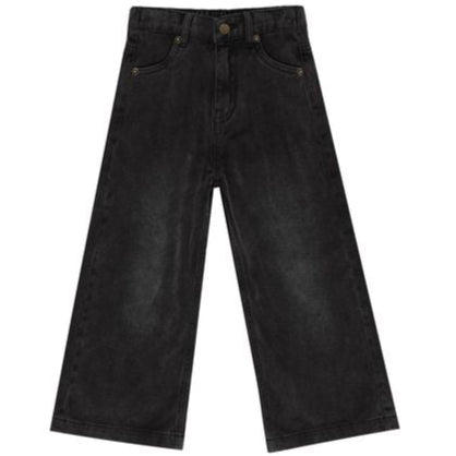 Rylee + Cru Straight Leg Pant - Washed Black