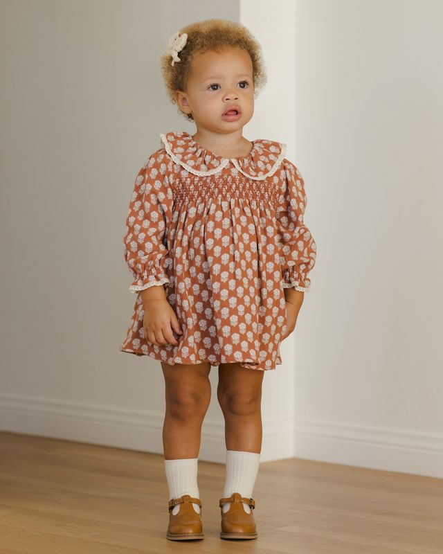 Quincy Mae Callie Dress - Holiday Fleur