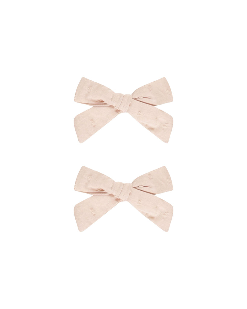 Rylee + Cru Bows set of 2 - Shell