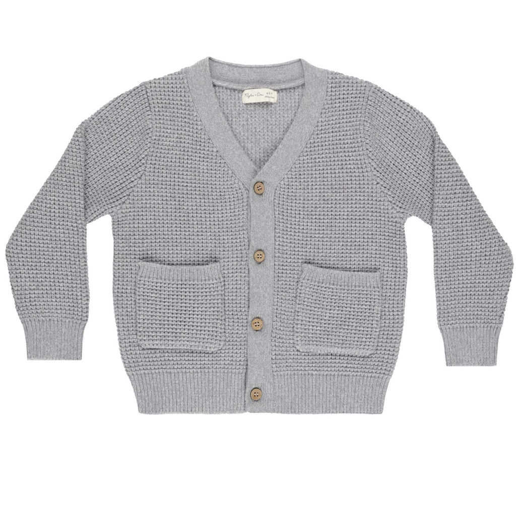 Rylee + Cru Wynn Cardigan - Dusty Blue