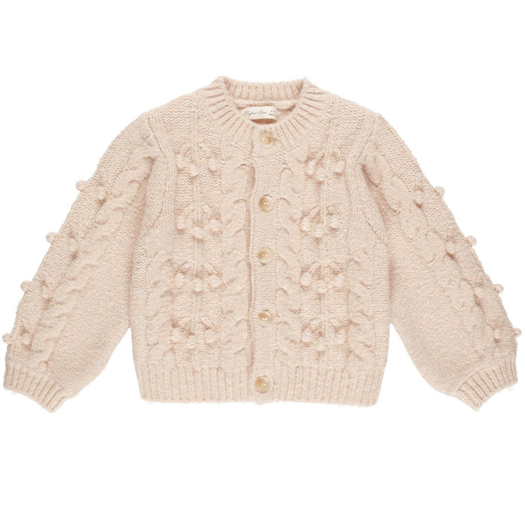 Rylee + Cru Bobble Cardigan - Shell