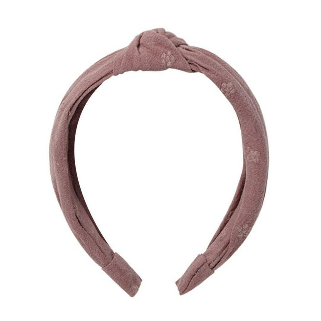 Rylee + Cru Knotted Headband - Mulberry Daisy