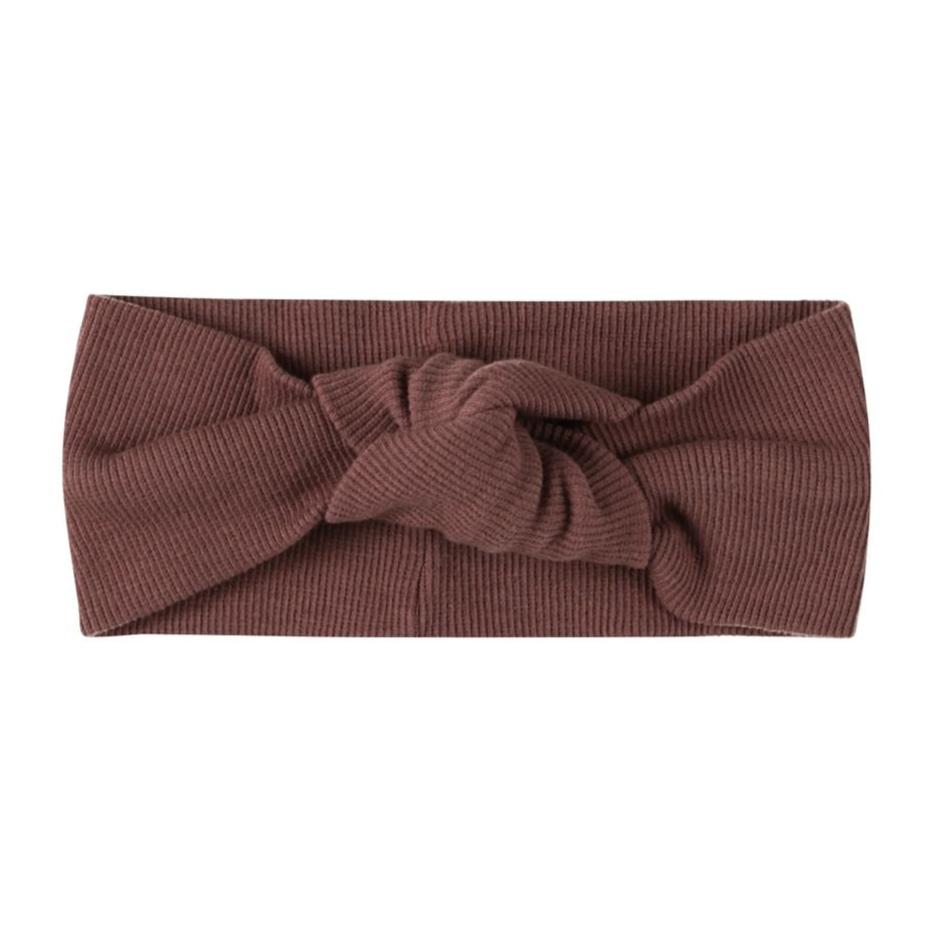 Quincy Mae Knotted Headband - Plum