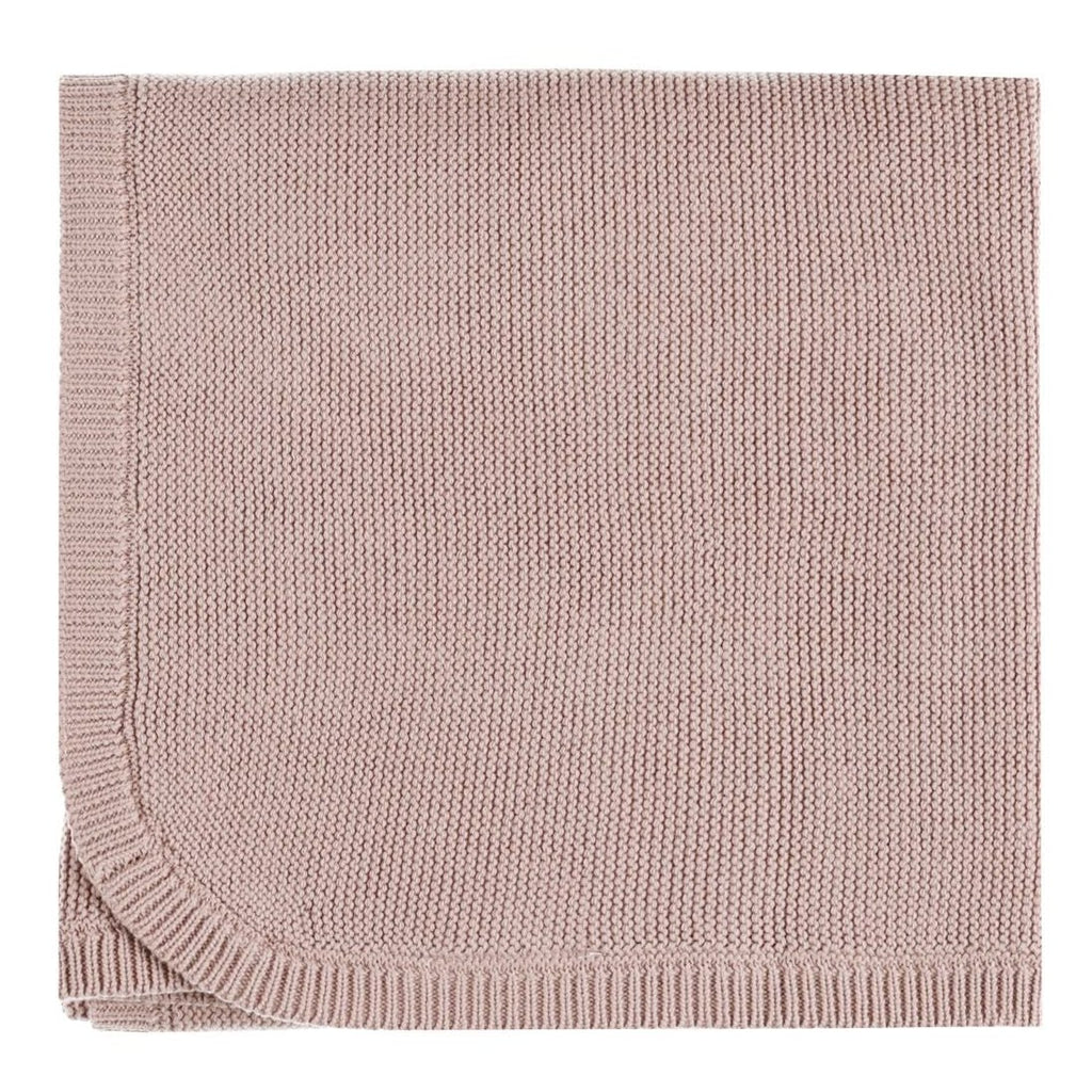 Quincy Mae Knit Baby Blanket - Mauve