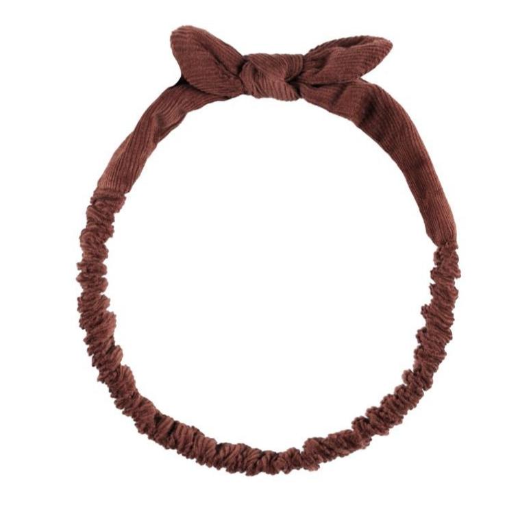 Rylee + Cru Baby Bow Headband - Brick