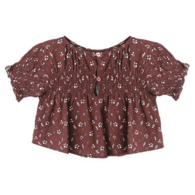 Rylee + Cru Colette Top - Harvest Berry