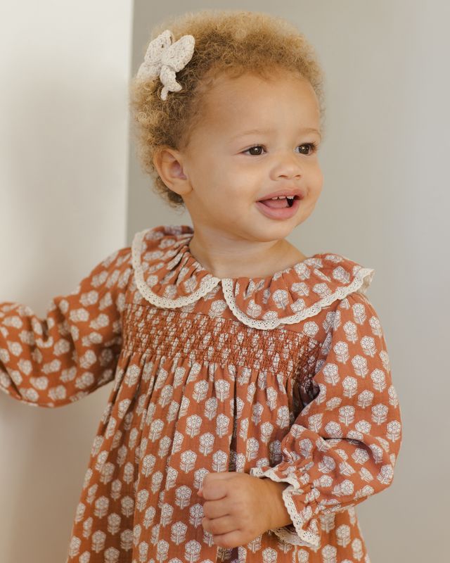 Quincy Mae Callie Dress - Holiday Fleur