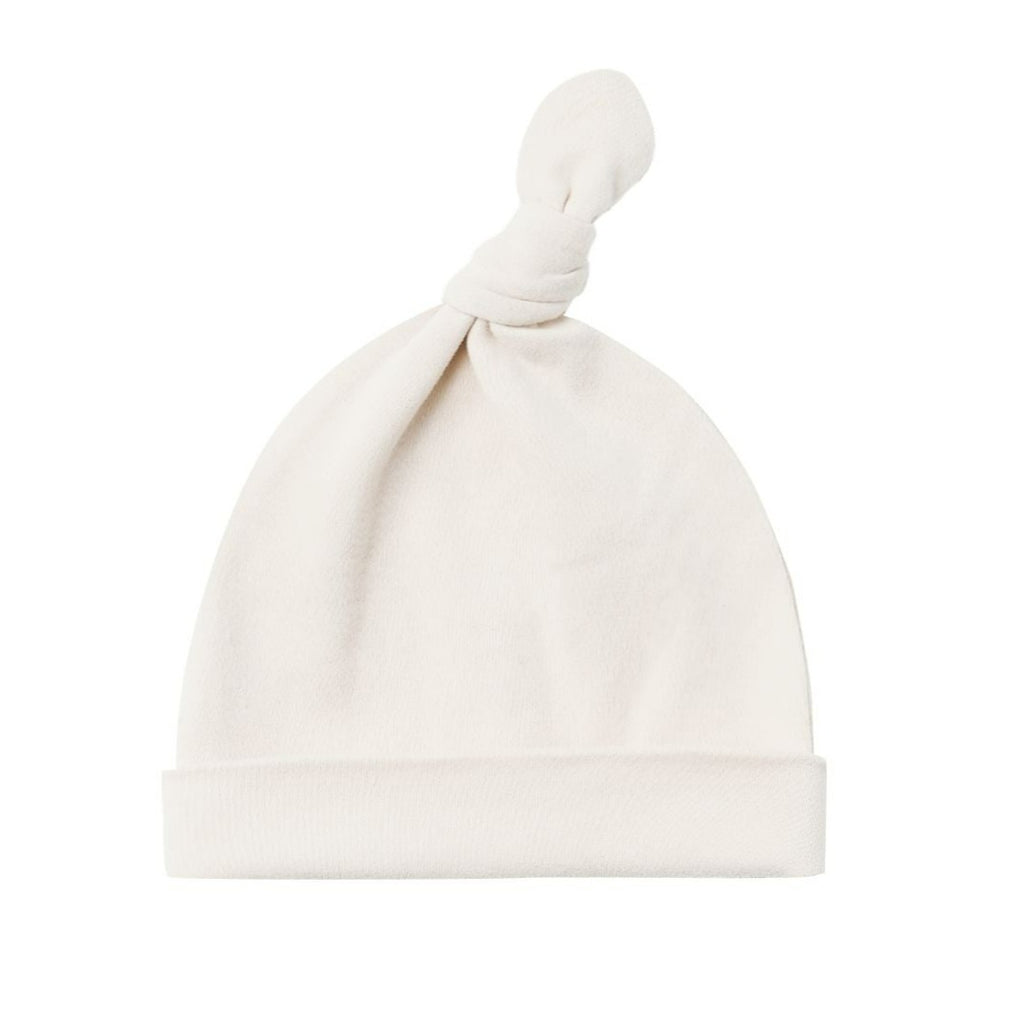 Quincy Mae Knotted Baby Hat - Ivory