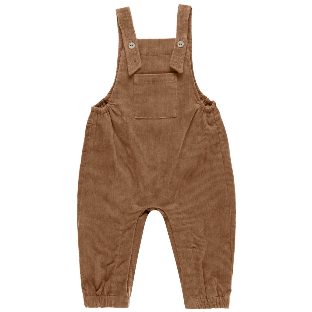 Quincy Mae Corduroy Overalls - Cinnamon