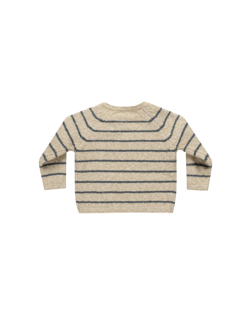 Quincy Mae Ace Sweater - Indigo Stripe