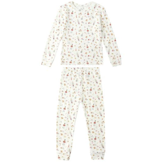 Rylee + Cru Organic Long Sleeve Pajama Set - Festive