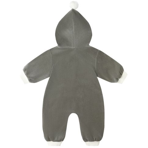 Quincy Mae Velour Zip Jumpsuit - Forest