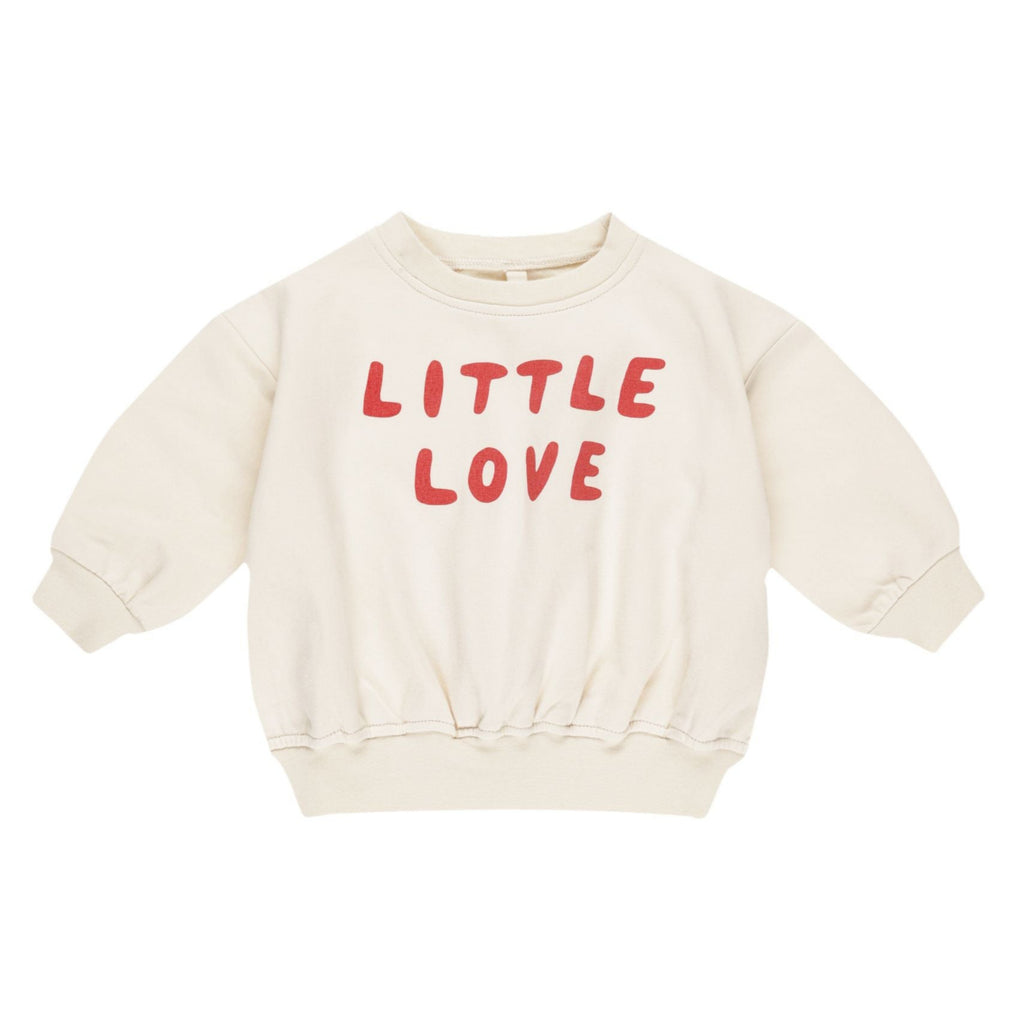 Quincy Mae Relaxed Fleece Sweatshirt - Little Love