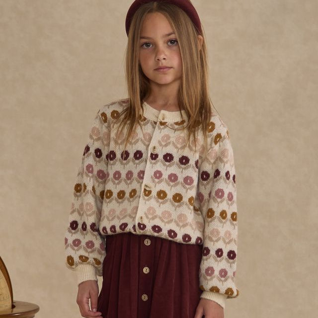Rylee + Cru Cheyanne Cardigan - Floral Jaquard